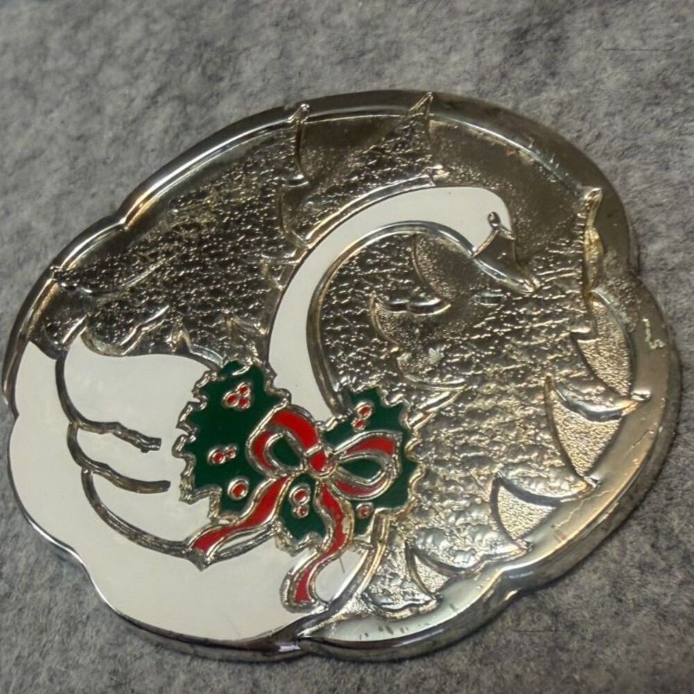 Holiday Swan Coasters